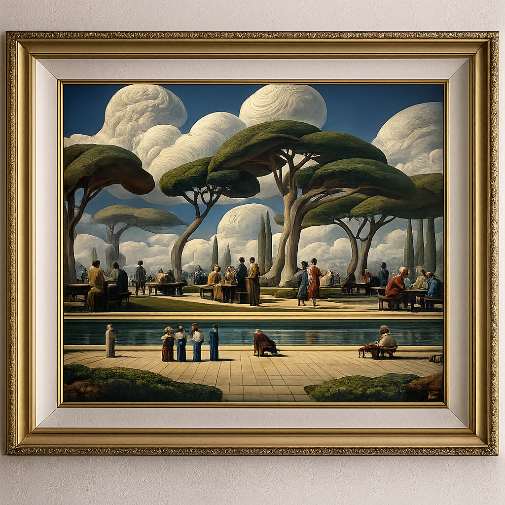 Easton Cain — Afternoon by the Pool